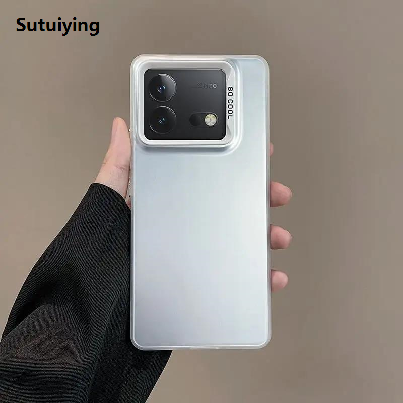 Sutuiying Contrast Color Matte Case for IQOO NEO 9 Pro IQOO NEO 8 7 NEO 6 2025 New 5 SE IQOO Z9 TURBO Z8 Z7 Z5 X 12 11 10 9 PRO Luxury Phone Case