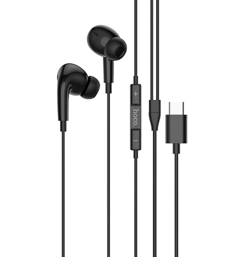 Hoco M101 Pro Type C Crystal Sound Wire Controlled Earphones With Mic