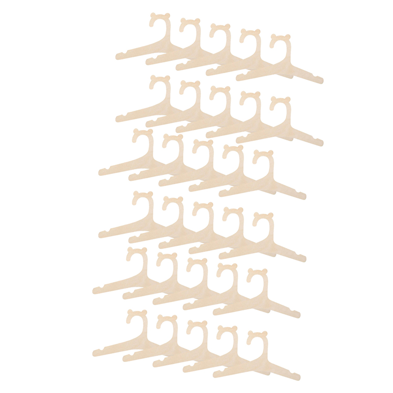 fasdaga 30 Pcs Wooden Hanger for Baby Clothes Natural Wood Hanger for Baby Clothes Hanger Rack Room Nursery Decor for Kids