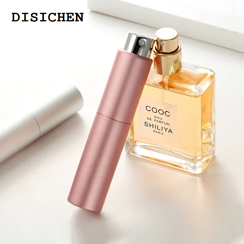 DISICHEN Hot Selling New 5ml 8ML Portable Mini Refillable Perfume Bottle With Scent Pump Empty Cosmetic Containers Spray Atomizer Bottle For Travel