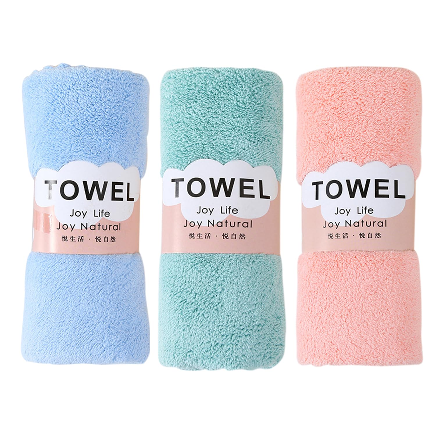Coral Velvet Soft Face Hand Towel (1 piece)