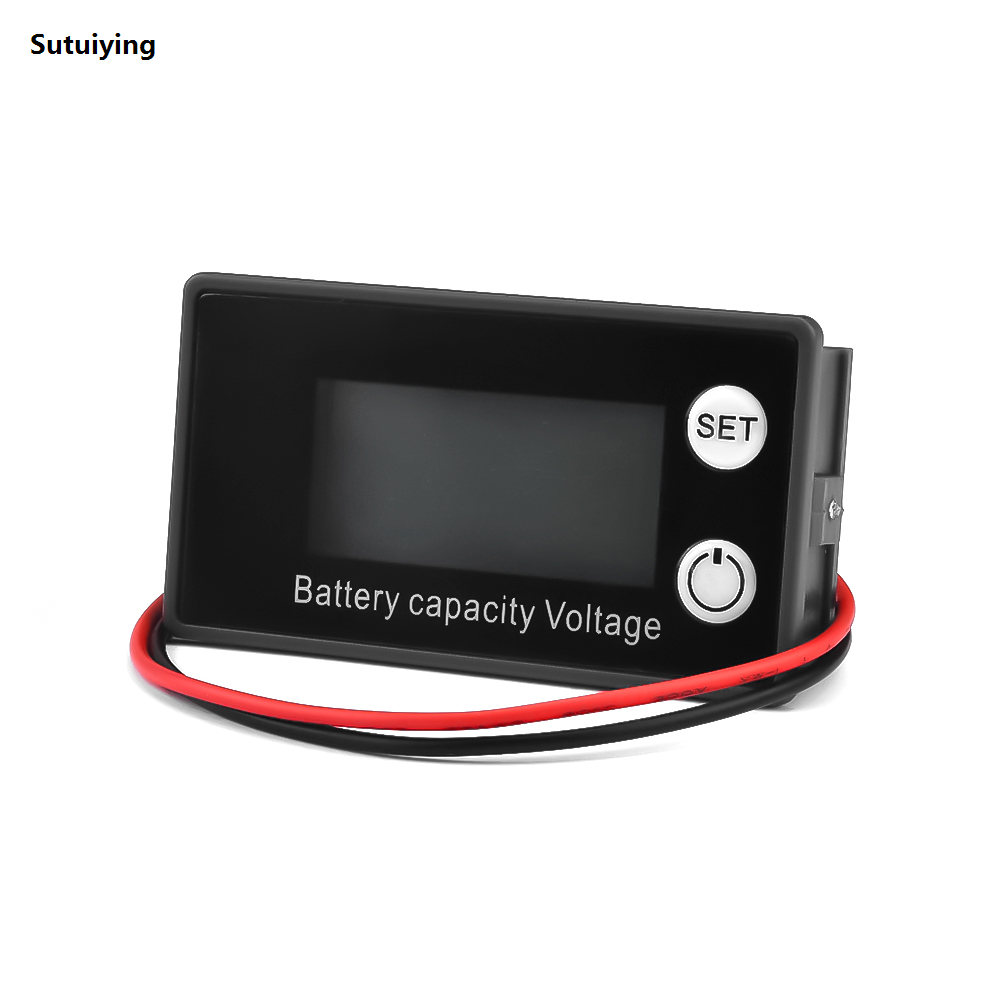 Sutuiying 6133A DC8-100V Voltage Tester With Adjustable Potentiometer For Original Lithium-Ion LiFePO4 Lead-Acid Battery 12V 24V 48V 72V Voltmeter