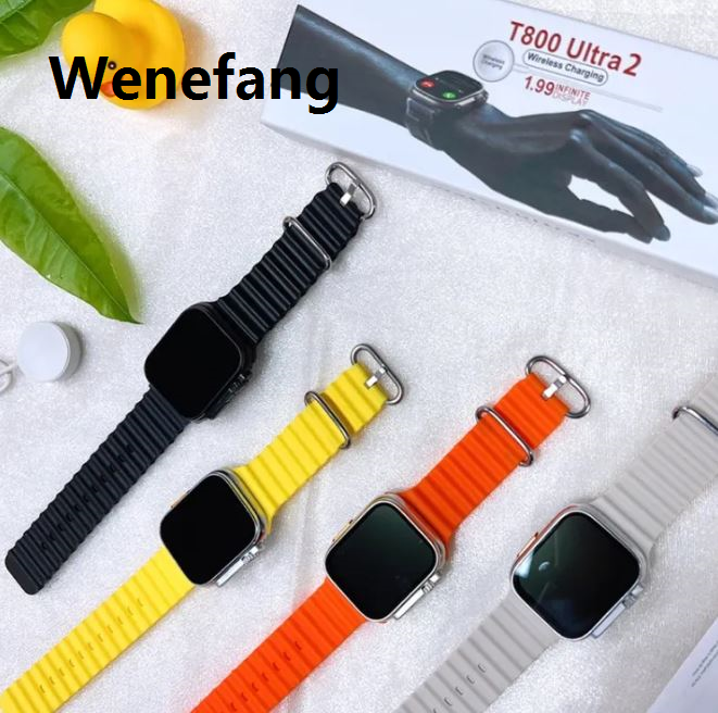 Wenefang T800 Ultra 2 Smart Watch Series 9 1.99Inch Screen Rotating Dual Buttons New Hiwatch PRO Laxasfit Smartwatch T800 Ultra Smart Watch Ultra 2