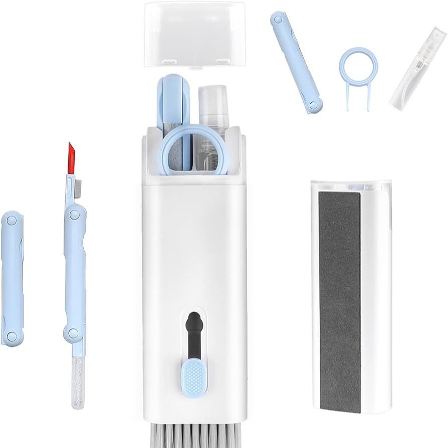 7 In 1 Keyboard Cleaning Brush Computer Earphone Cleaning Tools Keyboard Cleaner Keycap Puller Kit - PST