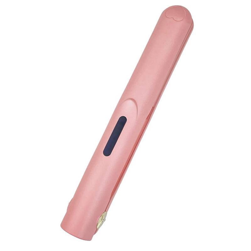 ARELENE Mini Wireless USB Charging Portable Clamp Bangs Curling AndStraightening Dual-Purpose Small Hair Straightener