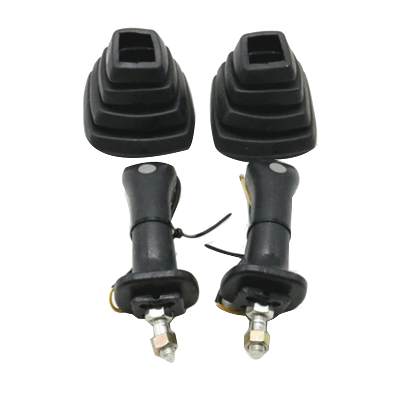 NAMUNY 2SET L+R Excavator Joystick Assy Gears Handle with Dust Cover for Rexroth Yuchai LOVOL Longgong- 55/60/65/75-8/80