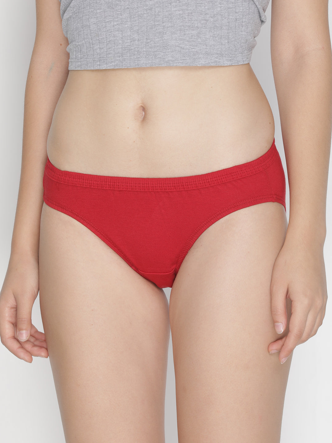 Lyra Solid Inner Elastic Bikini Assorted Color Panty #205