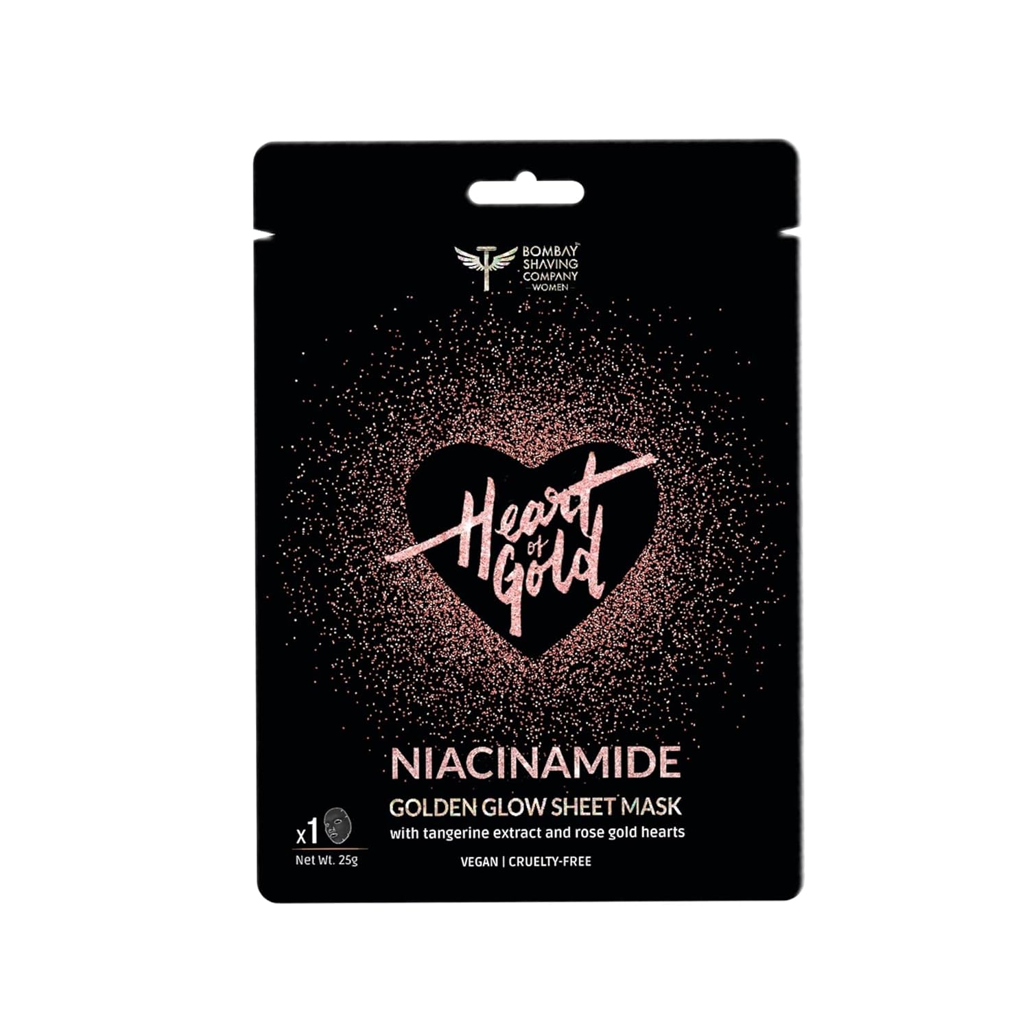 B S C Niacinamide Golden Glow Sheet Mask 25 Gm.