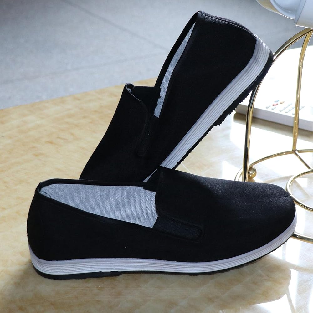 (42/Black)Fashion Autumn man Casual Shoes Flat Lightweight Comfortable Solid Color Shallow Slip On Simple Style Mens Casual Dress Shoes 13 Bles Online DZ-20A-19