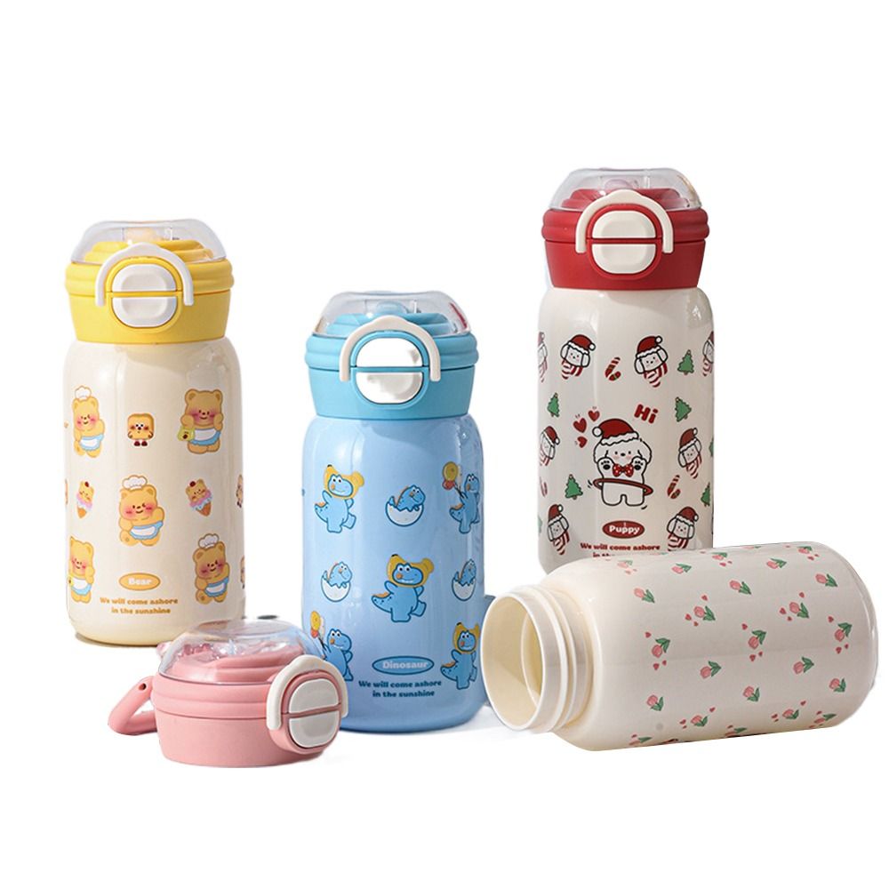 Cute 300ML Vacuum Cup Insulation Or Cooling High-Capacity Insulated Cup Thermal Mug for Boys and Girls