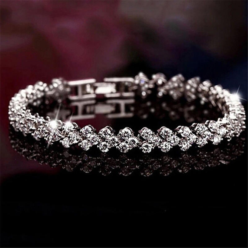 【Top-notch quality】Wish Bracelet Female Crystal Bracelet Ring Luxury Fashion Jewelry Diamond