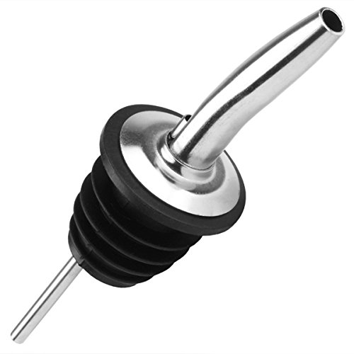 Godskitchen Stainless Steel Metal Bottle Pourer, Standard, Silver