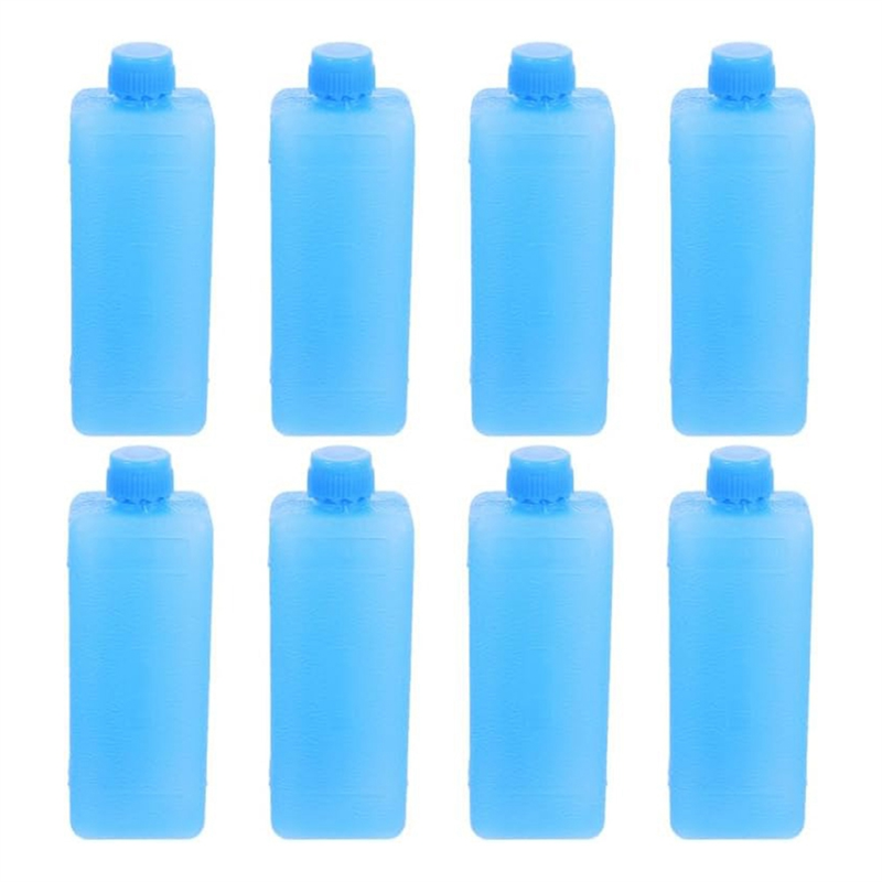 Reusable Cooler Ice Packs 10-Pack Air Conditioner Portable Ice Blocks for Food Storage Refrigeration