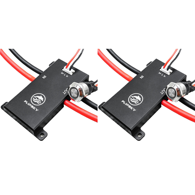 2X Anti Spark Switch 200A 3S-20S Aluminum PCB Board for Electric Skateboard /Ebike/ Scooter/Robots