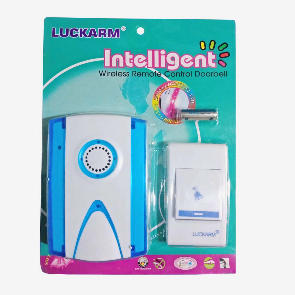 Luckarm Wireless Remote Control Door Bell - Big model 150 M