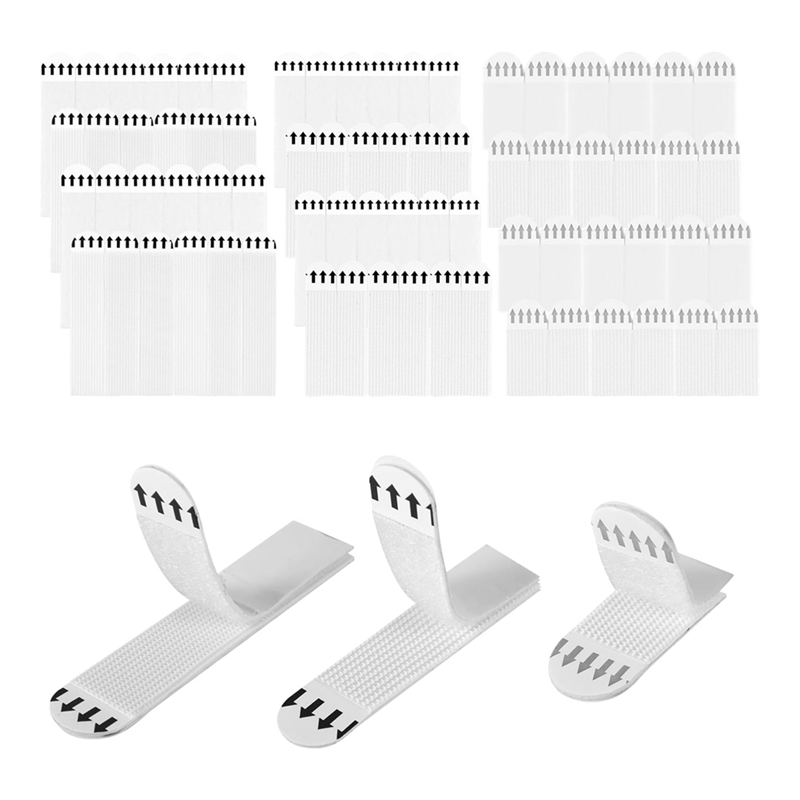 ARELENE 36 Pairs(72Pcs) Picture Hanging Strips, 3 Sizes Picture Hangers Heavy Duty Easy Hanging Adhesive for Frame and Wall Art