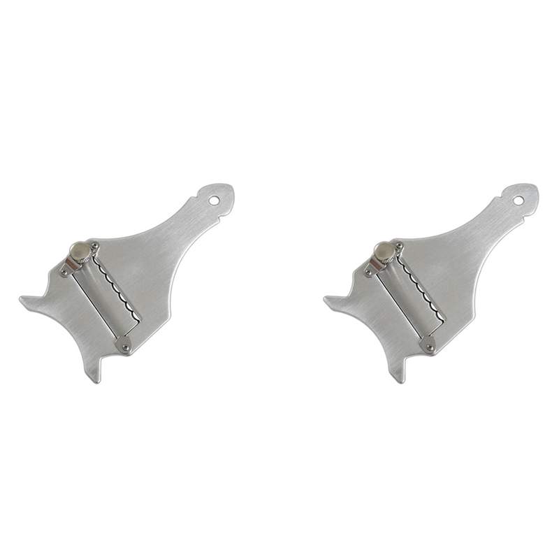 2X Adjustable Blade Truffle Slicer Stainless Steel Truffle Cutter Cheese Scraper Chocolate Shaver Kitchen Tools