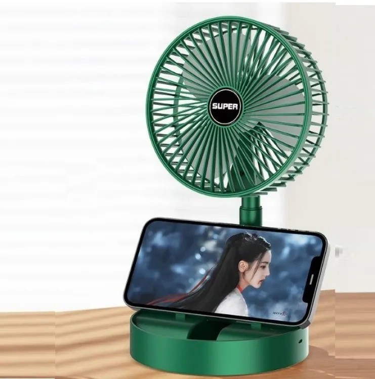 Mini Portable Folding Rechargeable Table Fan l Folding Fan l Mini Table Fan