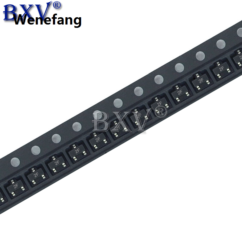 Wenefang 100 pcs Transistor MMBT2907ALT1G MMBT2907A SOT23 MMBT2907 2N2907 Sales promotion 2F SOT-23 0.8A/60V SMD Triode New And Original IC Chipset