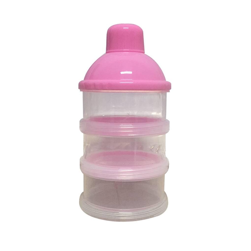 Portable Baby Milk Powder Container - 3 Layer BPA-Free PP Formula Dispenser, Travel-Friendly, Leakproof (Multiple Colors)