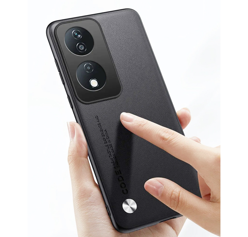 Case For Honor X7 HonorX7 Luxury PU Leather Back Cover Shockproof Silicone Full Protection Phone Cover - With Back Stand