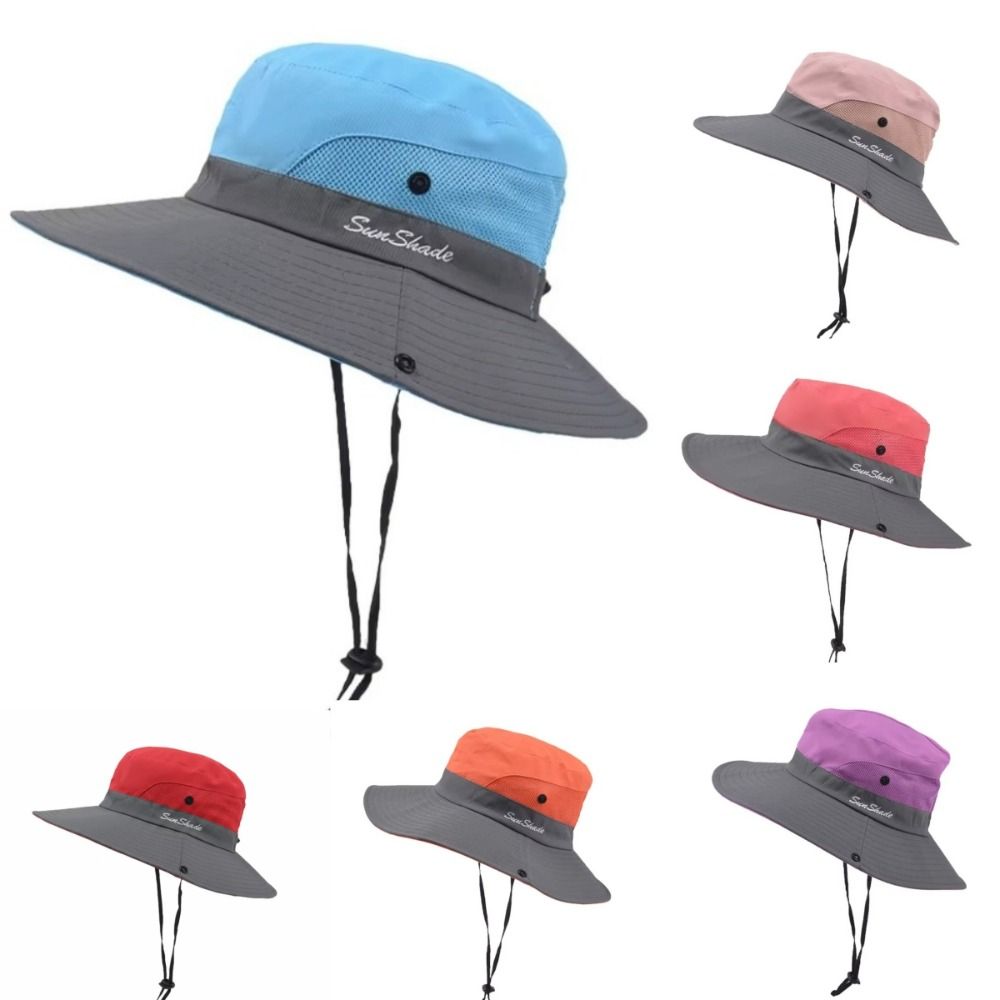 New Spring/Summer Fisherman's Hat Foldable Mesh Fishing Sun Hat Breathable Outdoor Sun Cap Cycling Travel