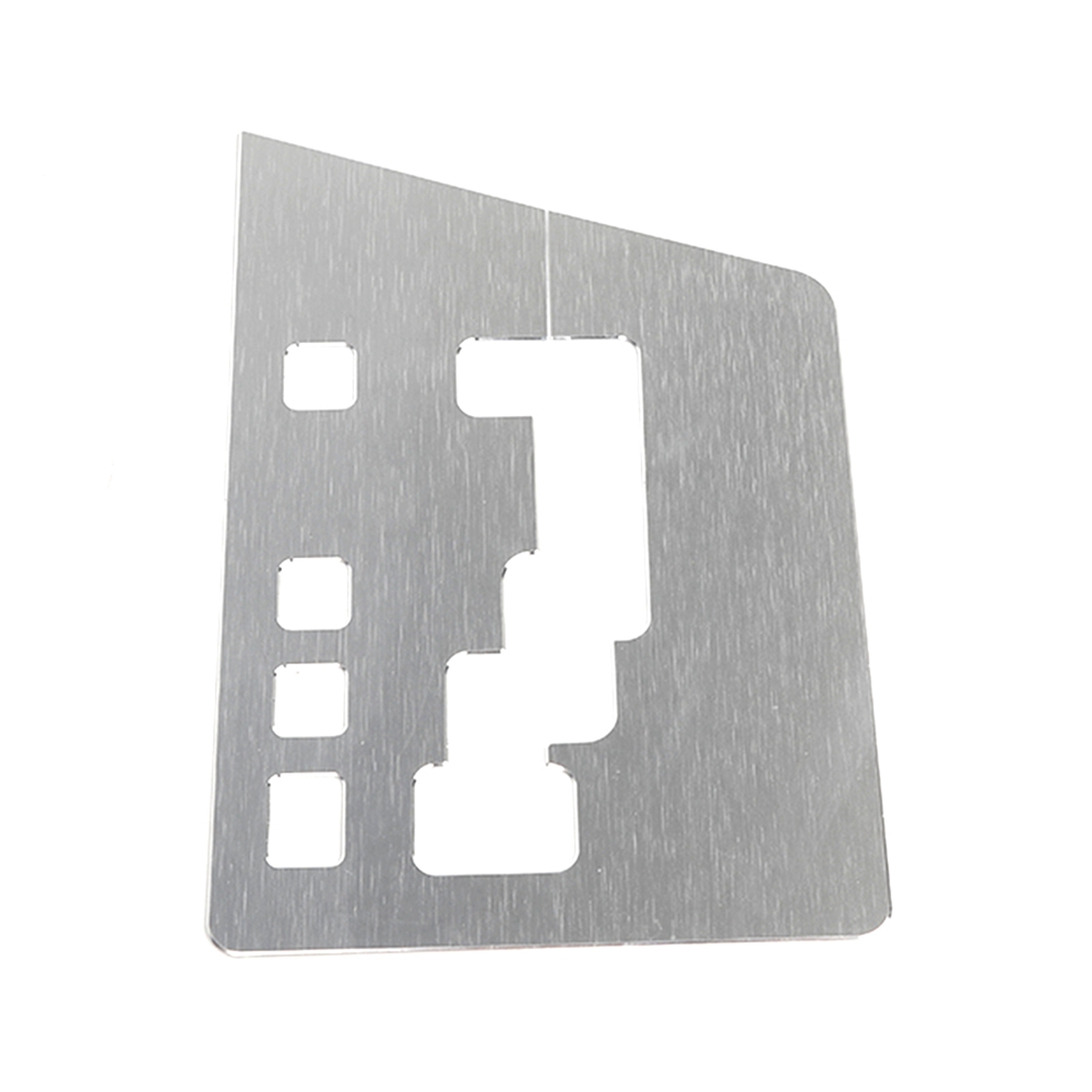 (COKP) Console Gear Shift Panel Trim Sticker Aluminum Alloy for 2009 2010 2011 2012 2013 2014,Silver