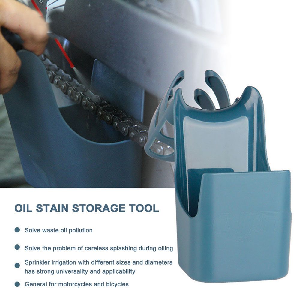 Universal MTB Bicycle Parts Lubricant Dirt Storage Oil Splash Prevention Accessories Oil Storage Tool Box Anti-spray Tool Bicycle Oil Storage Tool Box Chain Cleaning
