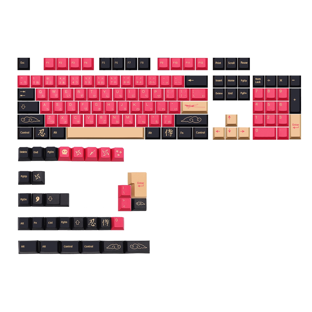 135 Keys Keycap for Mx Cherry Switch Mechanical Keyboard Keycap