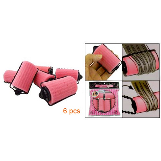 OUMERY 6 PCS Magic Hair Care Roller Style Sponge Curlers For Girl Ladies