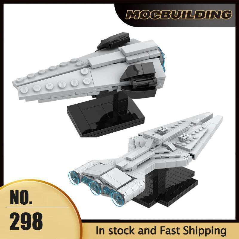 Space Movie Imperial Navy Warship MOC Building Blocks 1:1455 Cruiser Model DIY Assembly Bricks Children Creative Toys Xmas Gifts