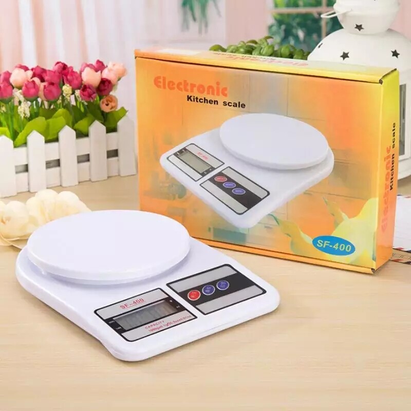 MRR Smart Choice SF-400 10kg/1g Digital Kitchen Weighing Scale | High Precision Electronic Weight Machine for Food, Cooking, Baking, Gold, Jewelry | Portable ABS Digital Scale with LCD Display