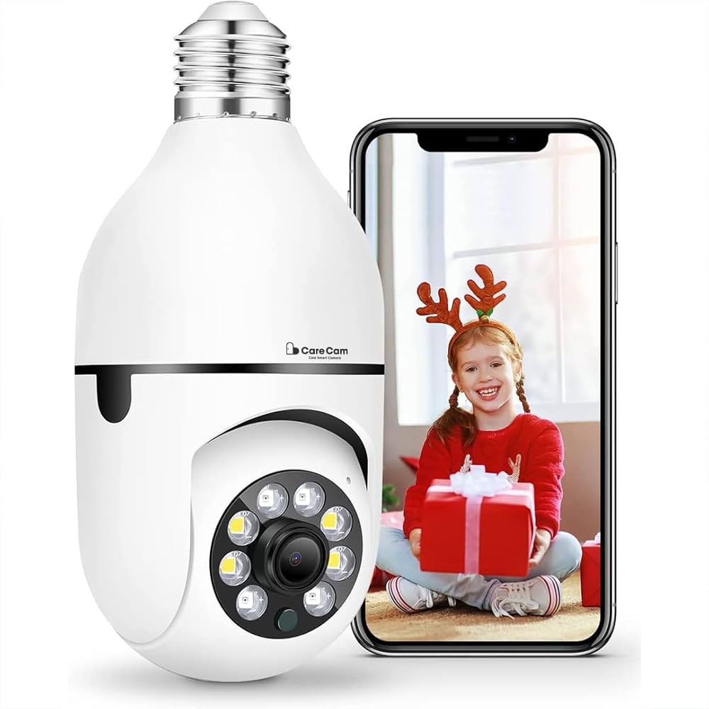 Wifi Smart Panoramic Bulb 360 Degree Camera