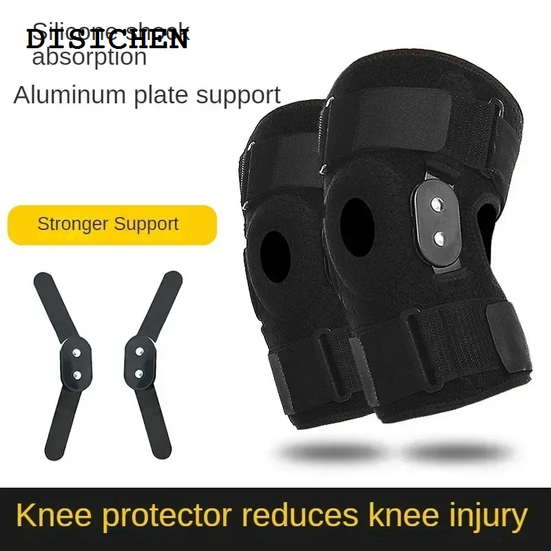 DISICHEN Affordable 1PC Adjustable Hinged Knee Brace Knee Support Wrap Pain Relief Strains for Meniscus Tear Patellar Tendon Support, Sprains etc.