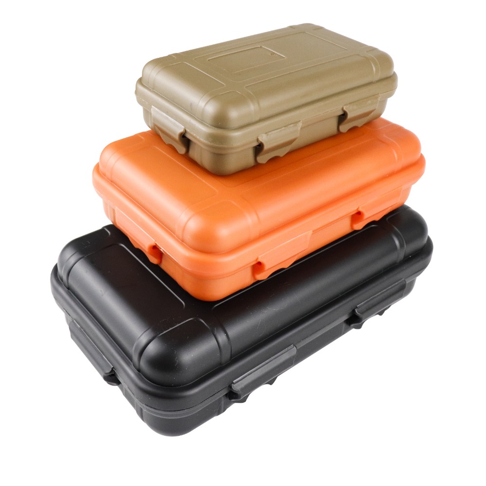 Useful Parts Box Plastic Toolbox Equipment Box Tool Organizer Tool Storage Bags Waterproof Survival Sealed Box Multi-function Instrument Protection Box