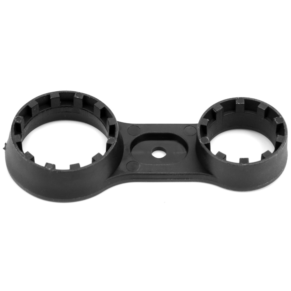 2PCS Portable Double Head Bicycle Front Fork Spanner Plastic 84.6mm Bike Front Fork Cap Wrench Lightweight Bicycle Fork Wrench Bicycle Maintenance