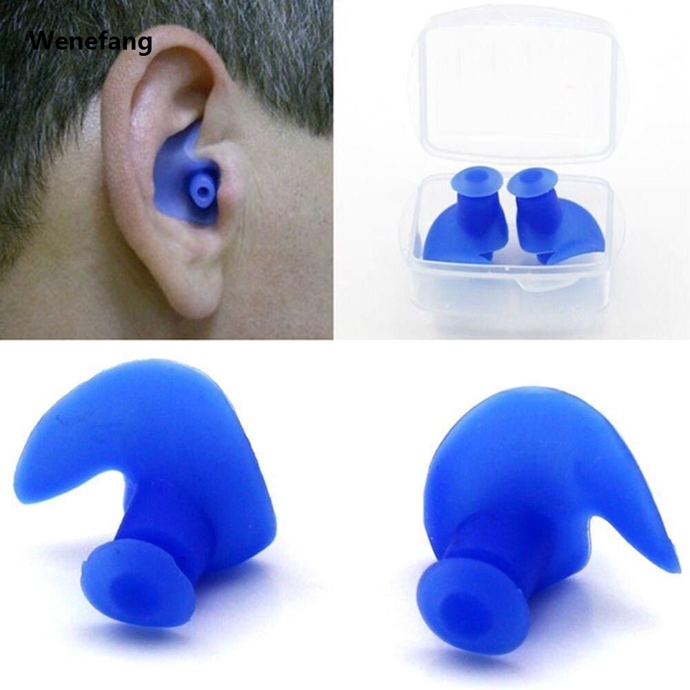 Wenefang 1 Pair Hearing Protection Ear Plugs Earbuds Anti Noise Soft Swimming Sleep