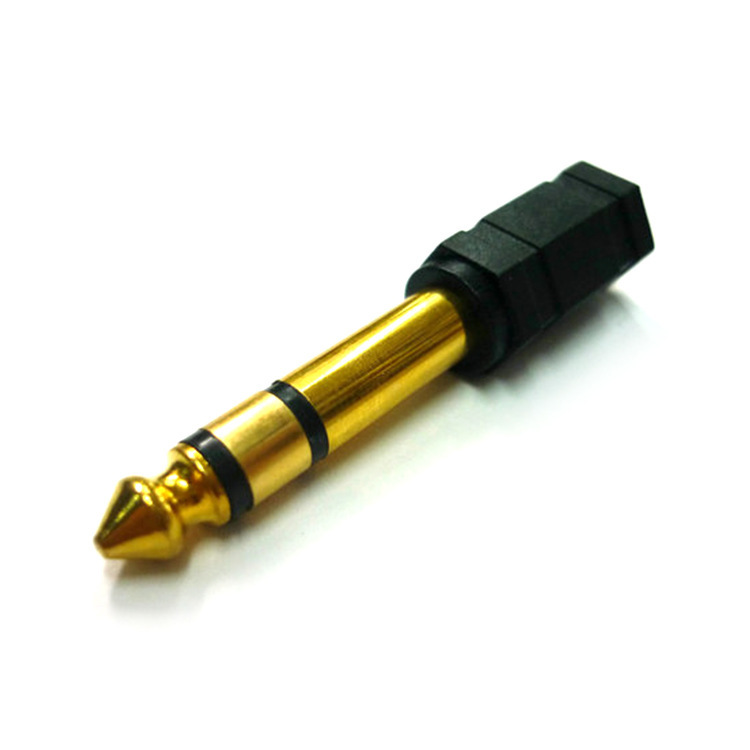 【Whoever uses it, who praises it】6.35 revolution 3.5 female power amplifier headset mono audio adapter amp 6.5 to 3.5 large to small plug