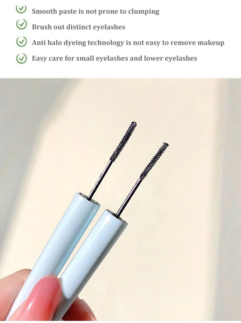 99 Mall Offer BlackHead 3D Extension Mascara with Slim Micro Wand - Jet Black, Long-Wear, No Clump, Lash Defining Eye Makeup Tool By 99 Store