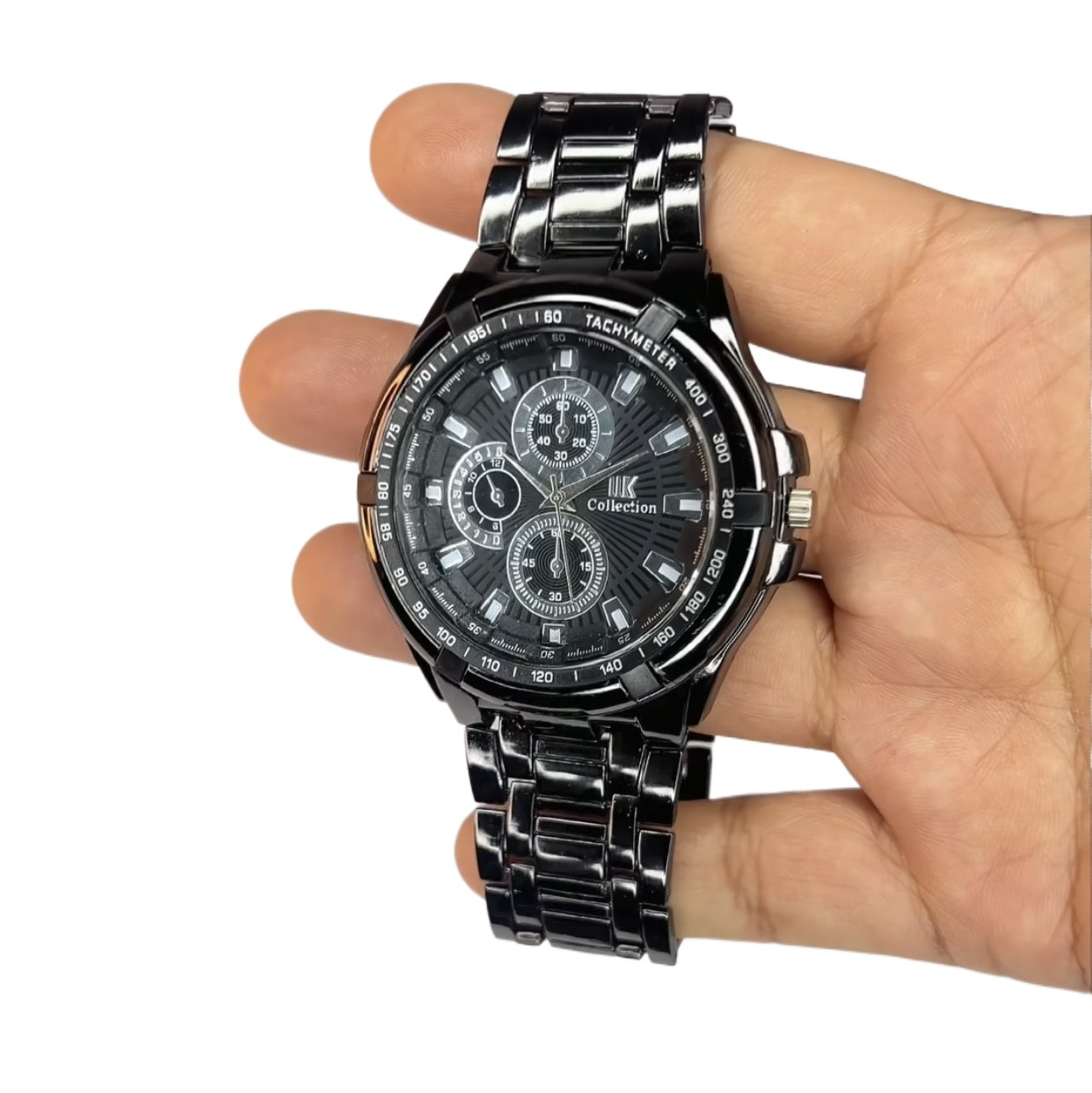 New Attractive Design Round Dial Stainess Steel IK Collection Fashionable Watch For Man