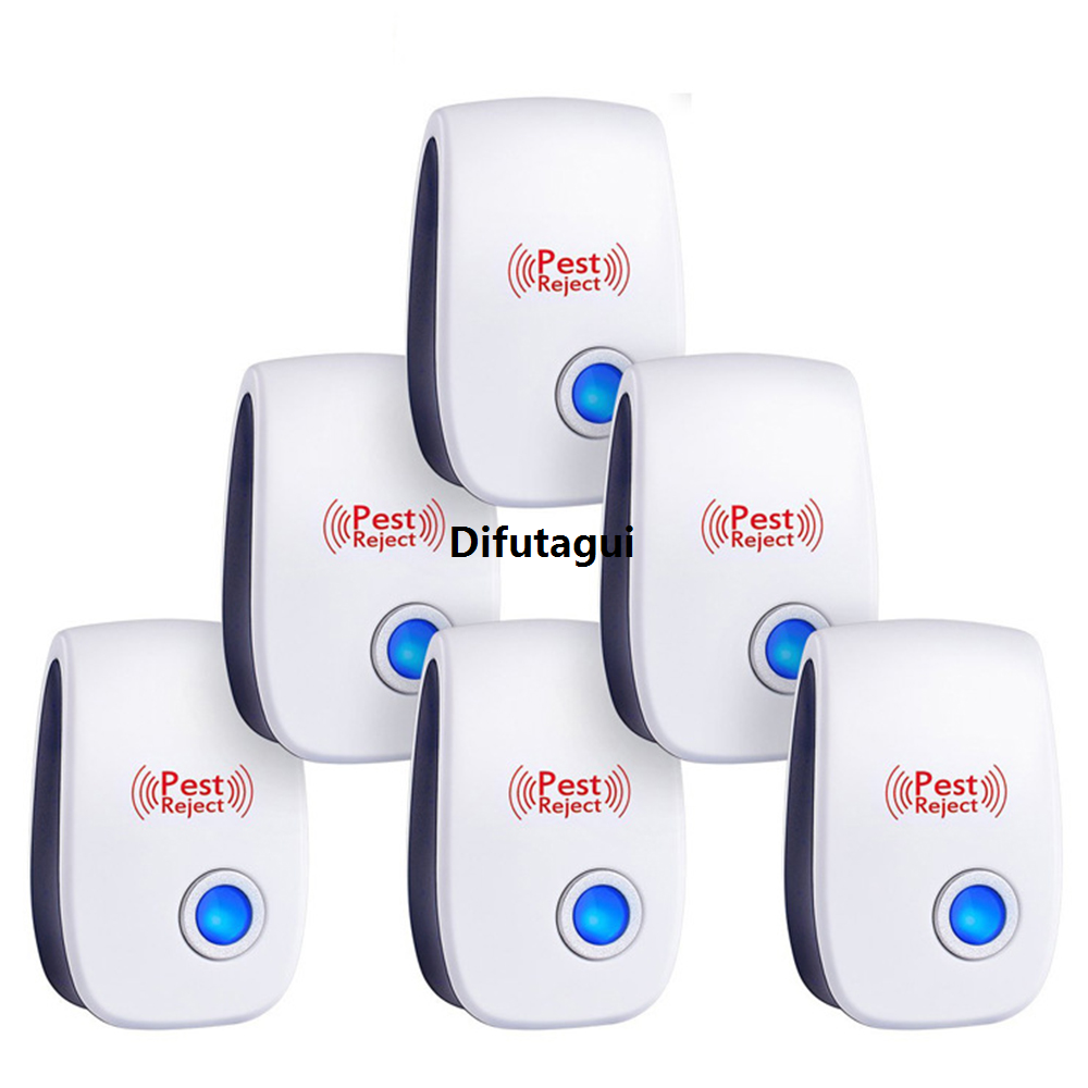 Difutagui Us Ultrasonic Anti Efficient Mosquito Insect Repeller Rat Mouse Luxury Cockroach Pest Rats Reject Repellent Electronic Mosquito Killer