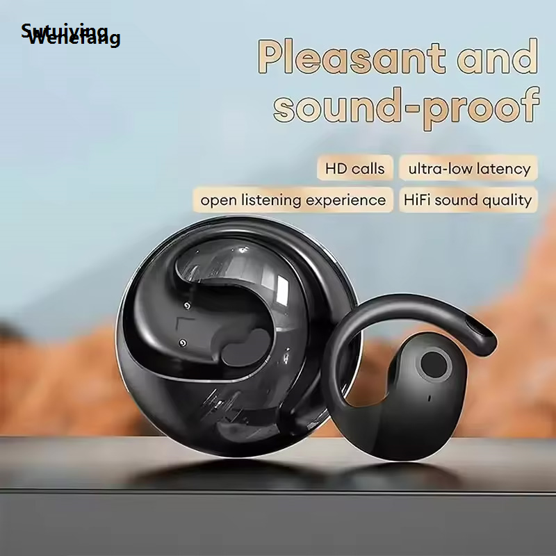Wenefang Sutuiying NEW OWS Wireless Headphones Bluetooth Earphones with Mic HiFi 2025 New Stereo Luxury Sound Headsets Button Control Earbuds for Xiaomi iphone