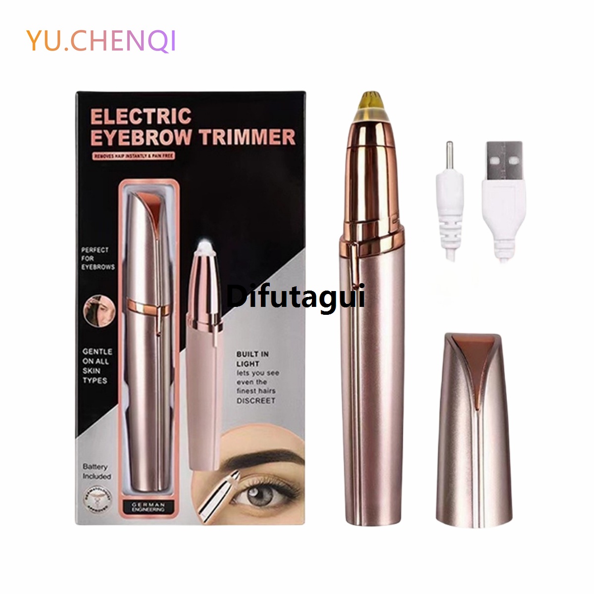 Difutagui New specials Electric Eyebrow Trimmer Eye Brow Shaper Pencil Face Hair 【2025 Version】 Remover For Women Makeup Painless Automatic Eyebrow Shavers Depilator