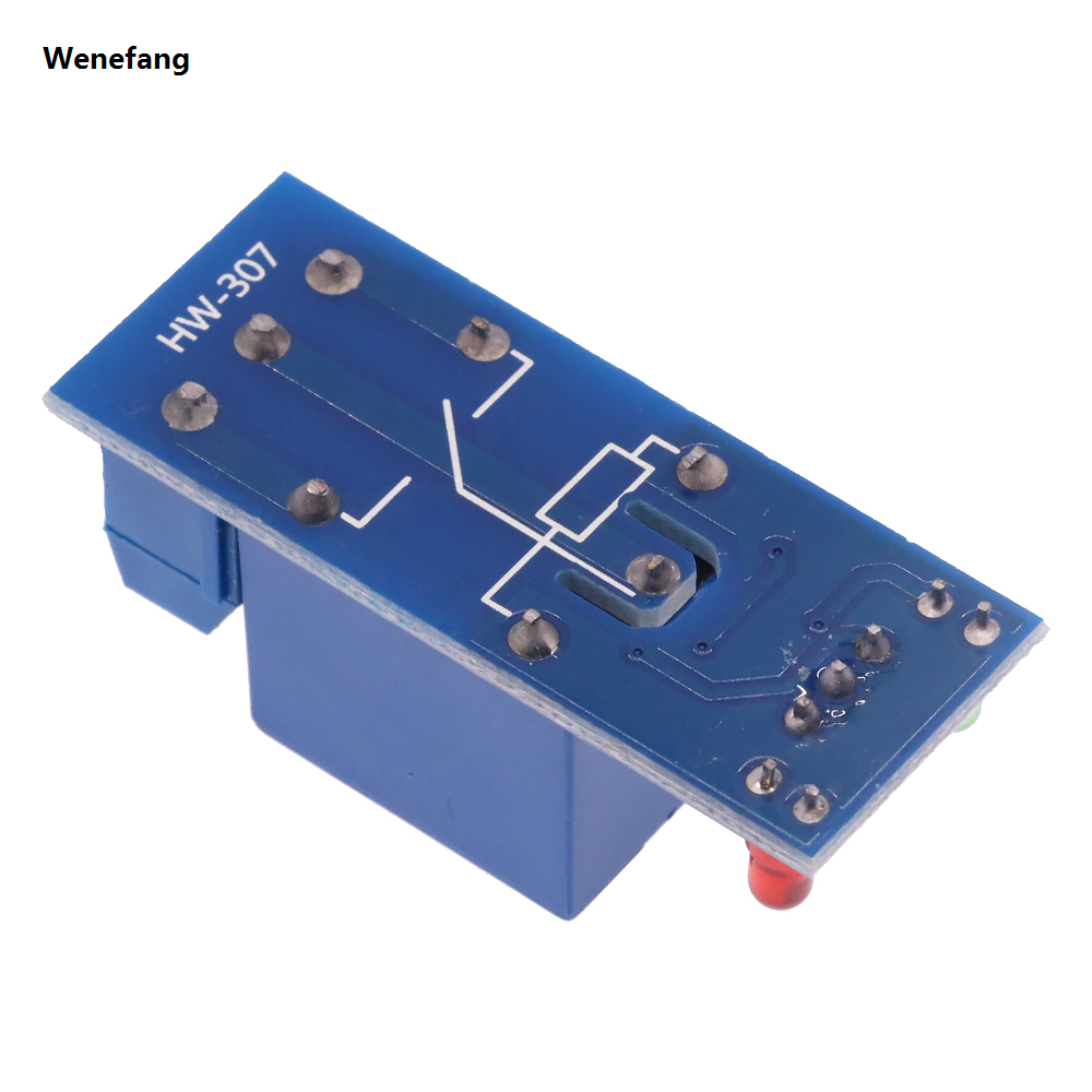 Wenefang 1 Channel One Way 5V 12V Low Level Trigger Relay Module Microcontroller 【2025 Version】 Development Expansion Board For Arduino PIC AVR DSP ARM