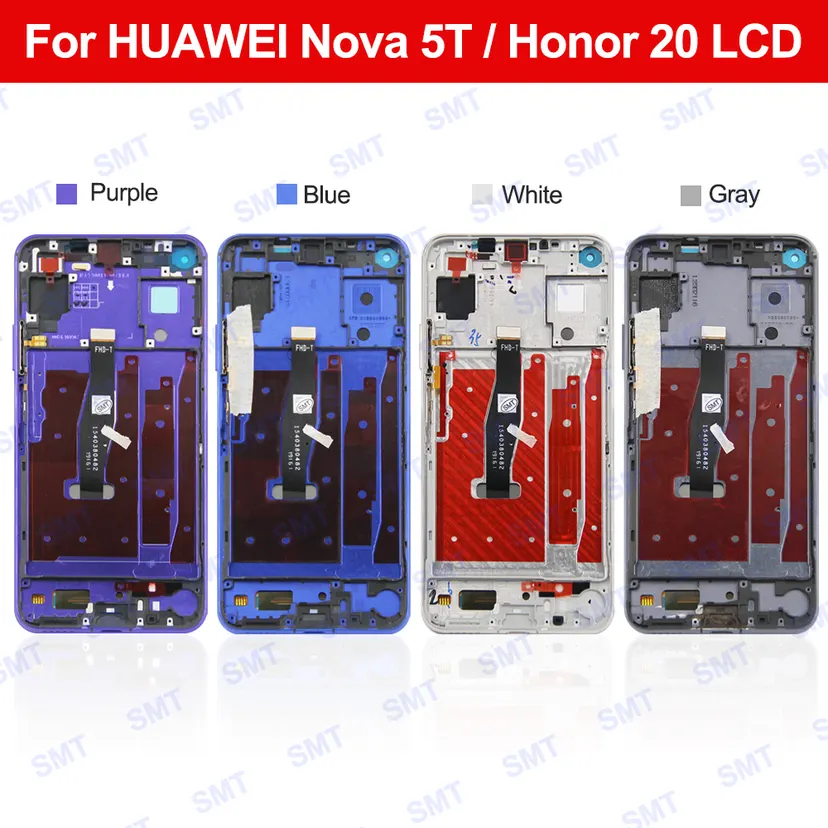 HOT 6.26'' Tested For HONOR 20 YAL-L21 LCD Display+Touch Screen Assembly Replace For Huawei Nova 5T Screen with frame