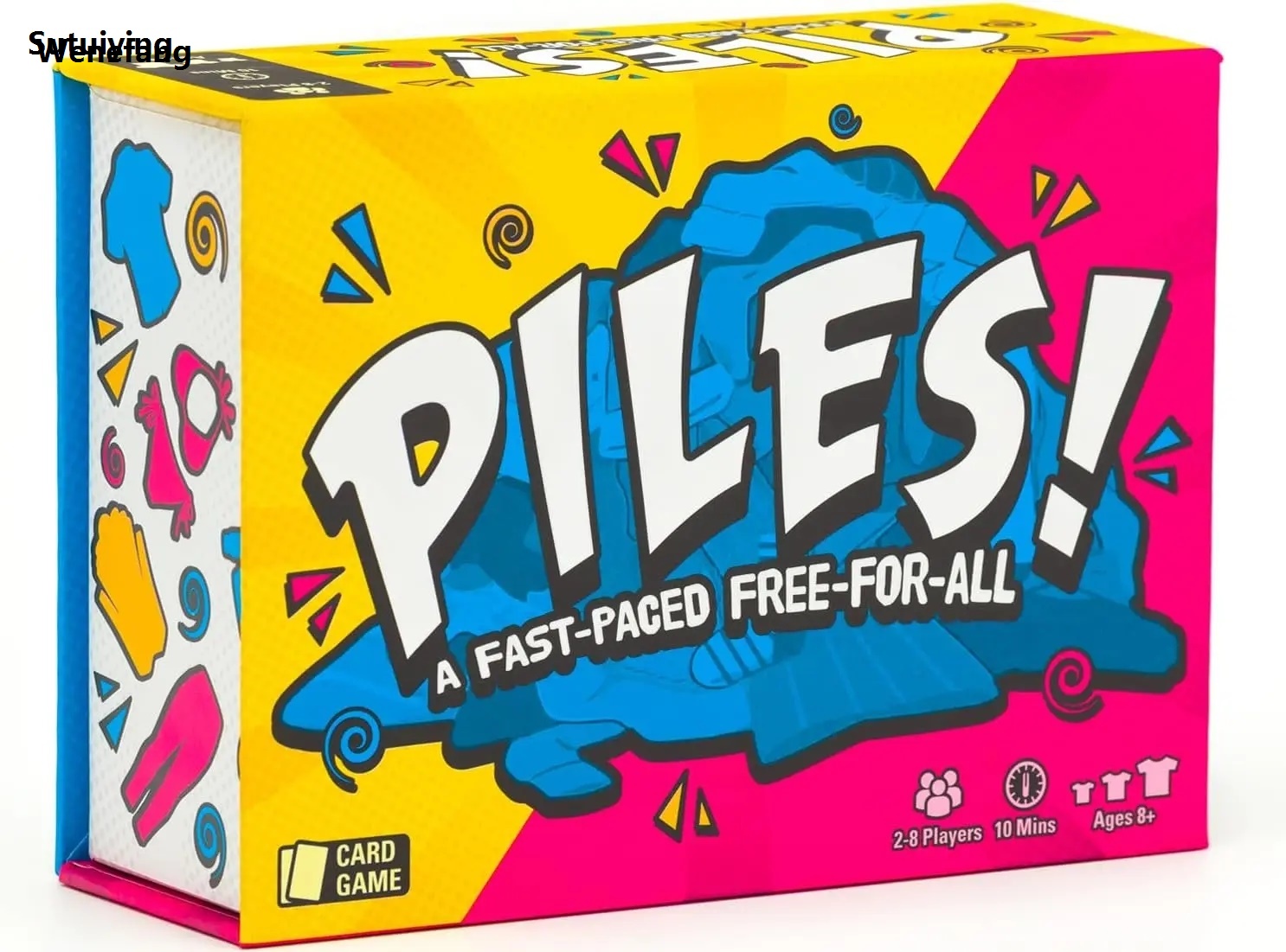Wenefang Sutuiying Piles - Card Games - Family Games - for Kids 8 and Up - Games High 2025 Quality for Adults - Family Game Night - Travel Games - Memory Games