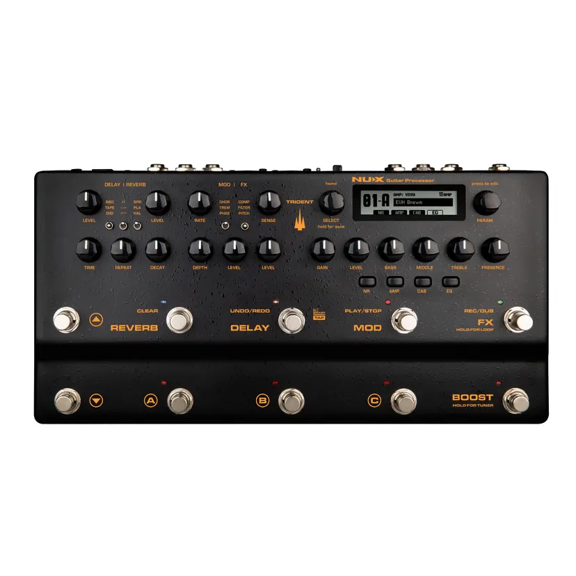 NUX Trident Guitar & Bass Effects Processor