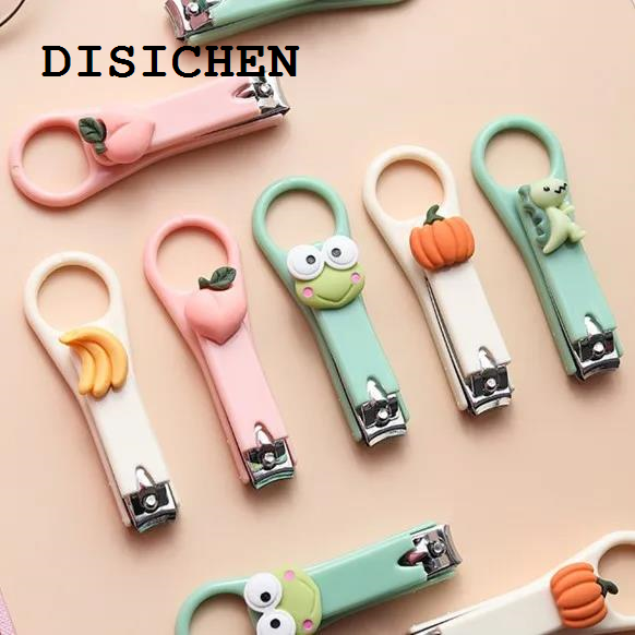 DISICHEN 2025 New Nail Clipper Cute Cartoon Nail Cutter Key chain For manicure Trimmer Nails accessories and tools pedicure tools Ingrown toenail