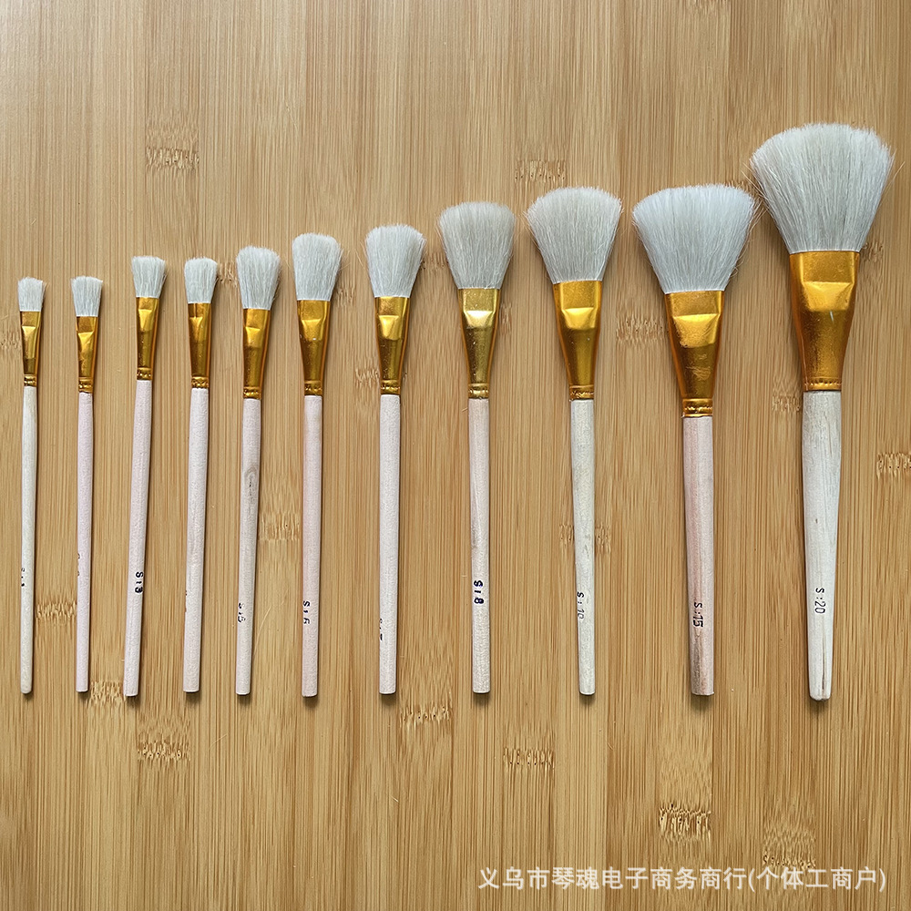 【Whoever uses it, praises S Pen No. 1-20 Resin Ceramic Painting Craft Painting Pen Ordinary Wool S