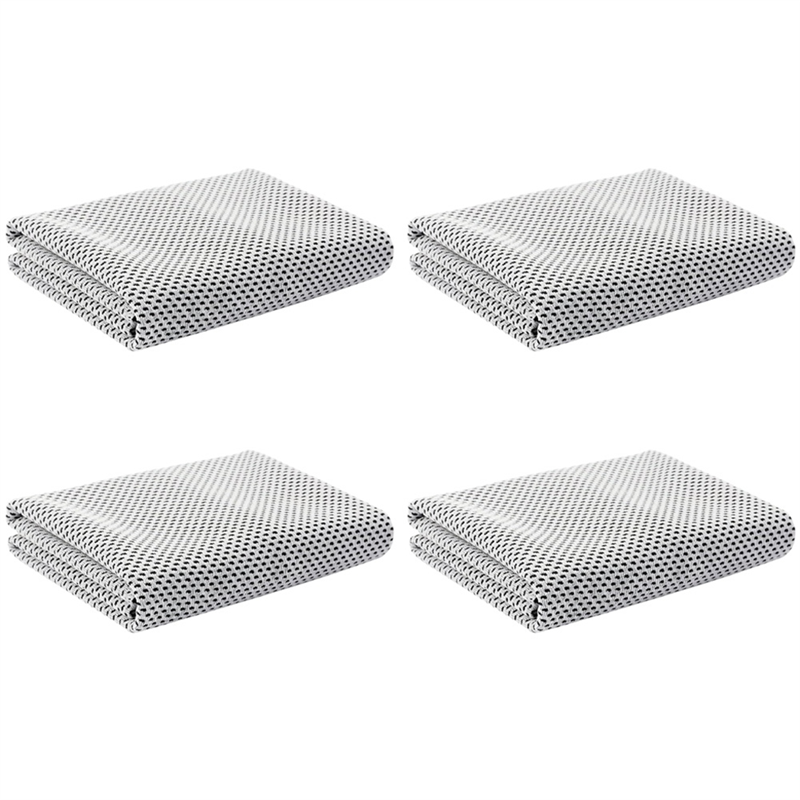 NAMUNY 4 Pack Cooling Towels for Neck and Face, Cooling Towels for Hot Weather, Yoga, Golf, Gym,Hiking & More Sports